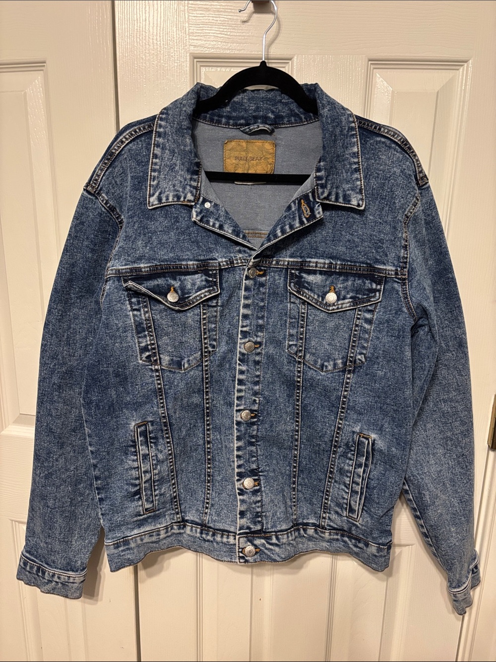 Pull & Bear Vintage Denim Trucker Jacket
